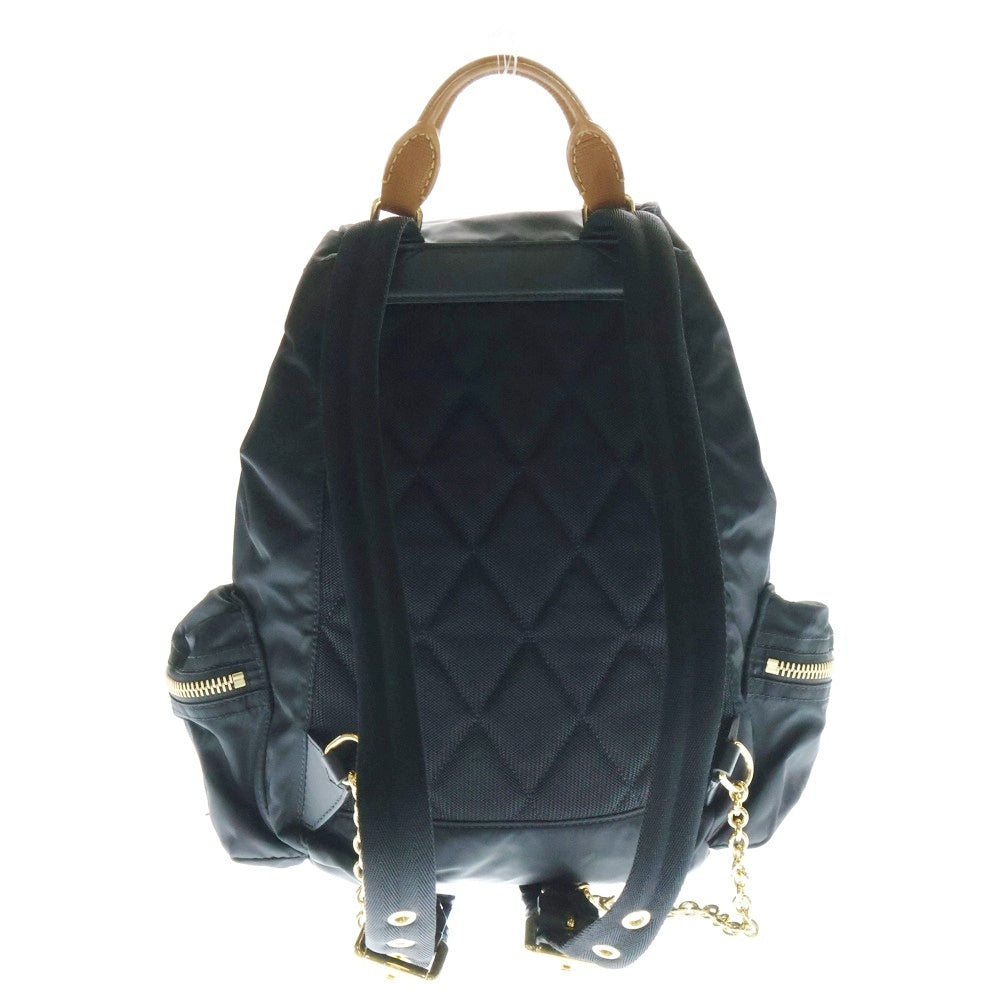 BURBERRY(バーバリー) ロゴナイロンバッグパック リュック ブラック 4016622 レディース
