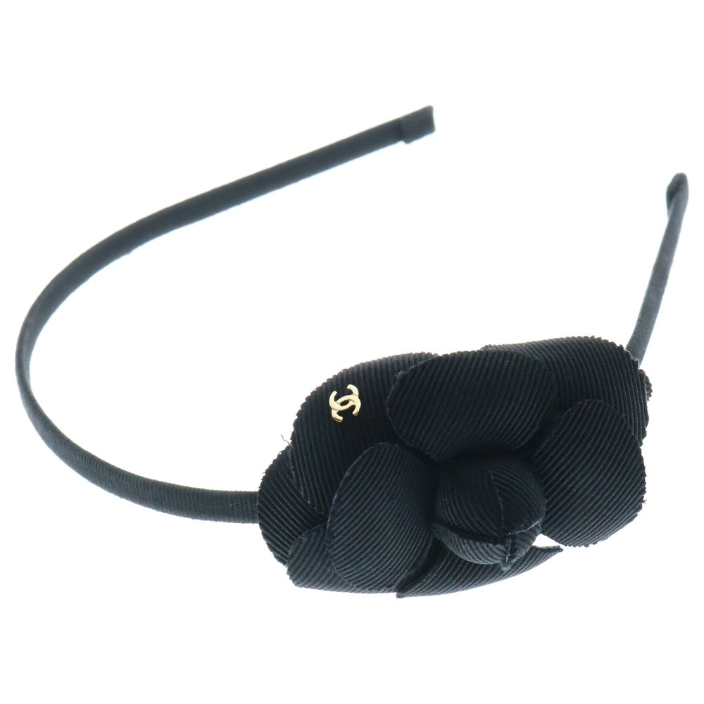 CHANEL(シャネル) 24P カメリア カチューシャ ブラック レディース