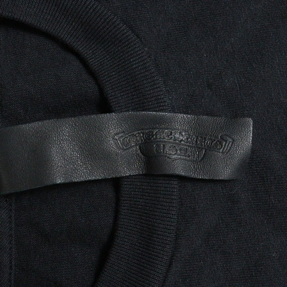 CHROME HEARTS(クロムハーツ) Y NOT 英字スモールCHクロス刺繍ショート丈半袖Tシャツ レディース ブラック