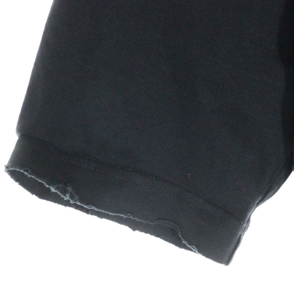 BALENCIAGA(バレンシアガ) 25SS セキュリティーテープロゴ 長袖Tシャツ ロンT カットソー ブラック 832432