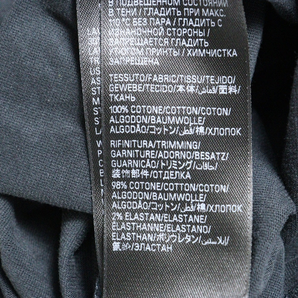 BALENCIAGA(バレンシアガ) 25SS セキュリティーテープロゴ 長袖Tシャツ ロンT カットソー ブラック 832432