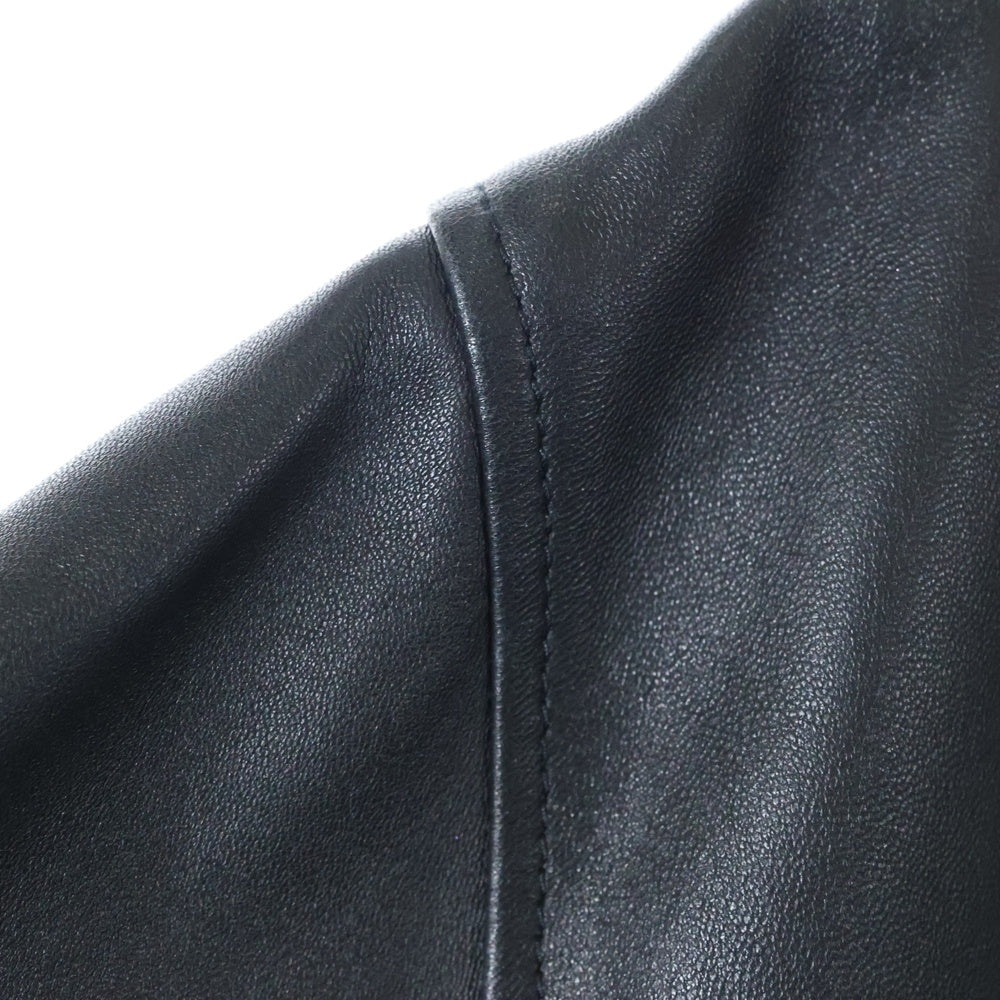 FEAR OF GOD(フィアオブゴッド) Rider シングル ジップアップレザージャケット ライダースジャケット ブラック