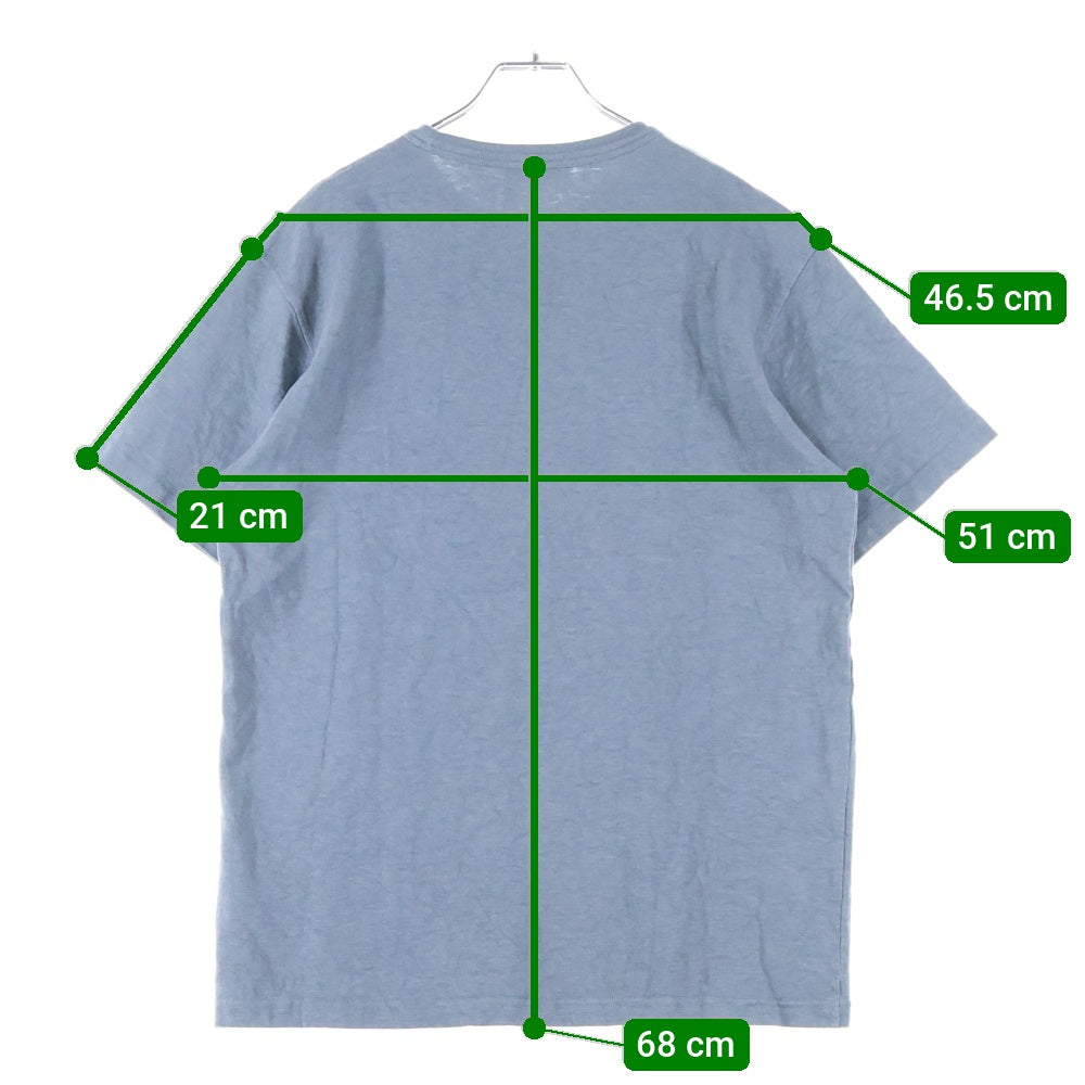 DIOR(ディオール) 23AW スラブコットンジャージー ロゴ クルーネック 半袖Tシャツ カットソー グレー 393J696A0849