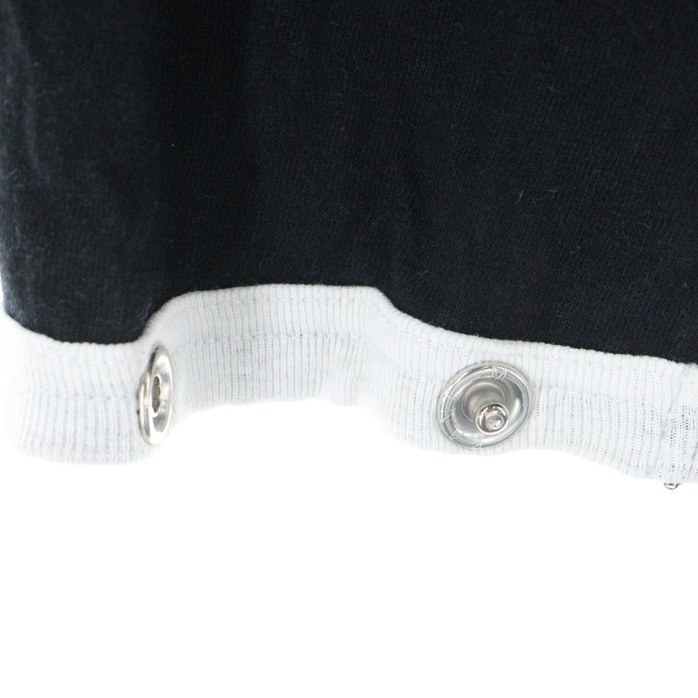 UNDERCOVER(アンダーカバー) crew neck t-shirt フロントロゴ クルーネックコットン長袖 ブラック UC1C4810