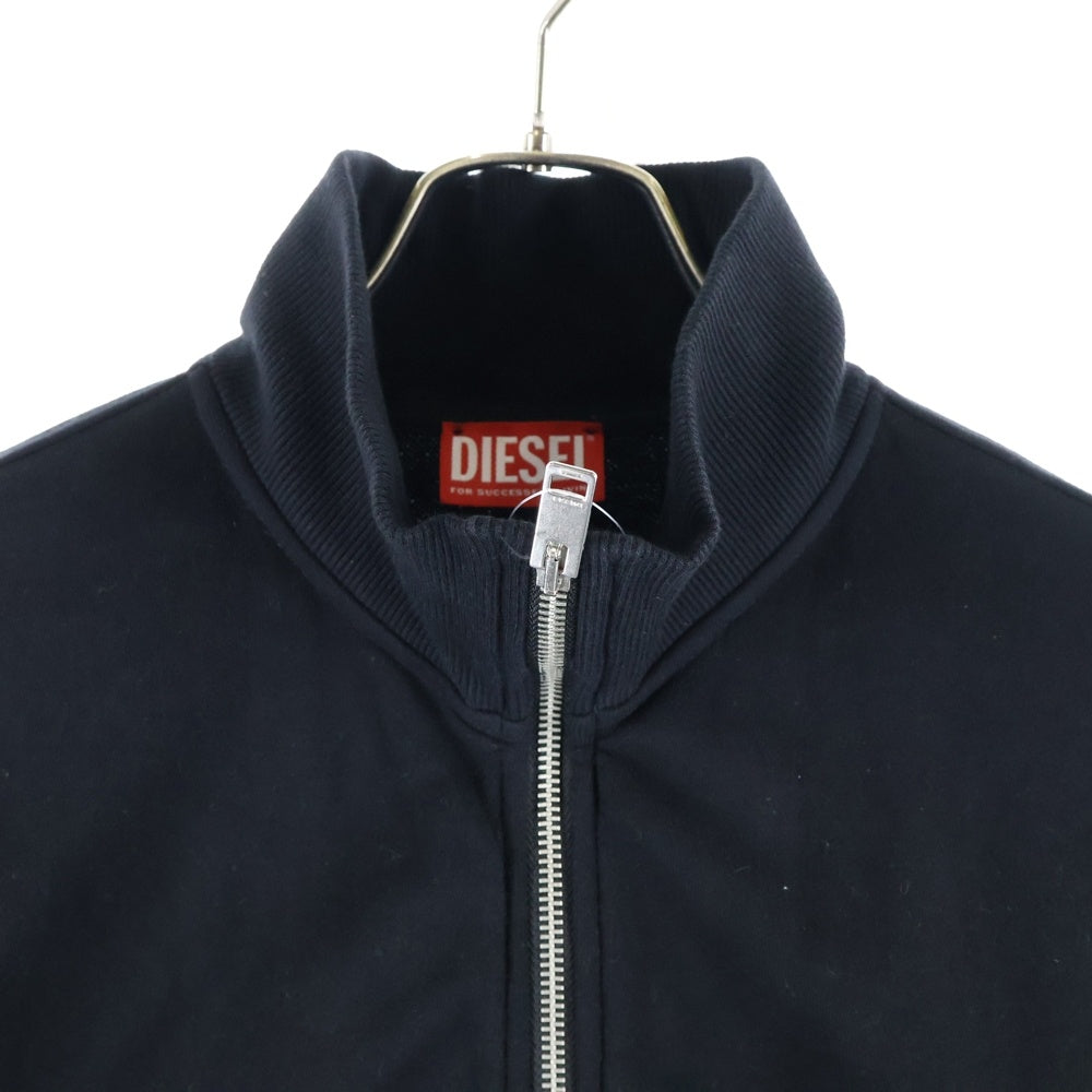 DIESEL(ディーゼル) オーバルD ジップアップ パーカー フーディー ブラック A11439