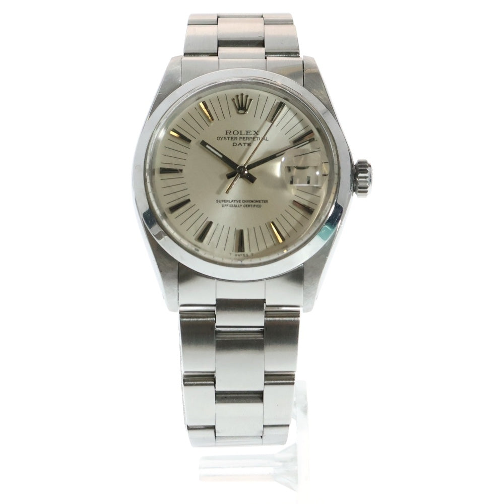ROLEX(ロレックス) OYSTER PERPETUAL DATE オイスターパーペチュアルデイト シルバー文字盤 SS/AT