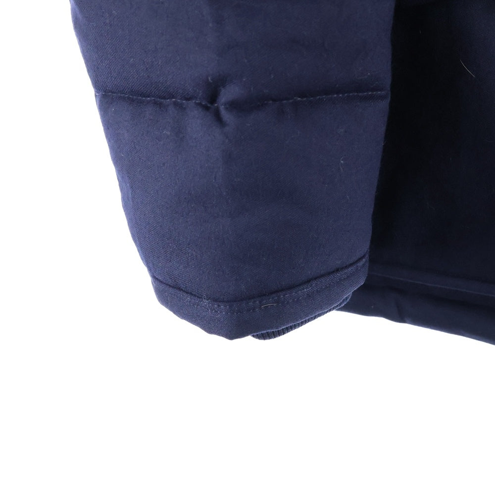 MONCLER(モンクレール) RETHEL レセル コヨーテファーフード付 ウール ダウンジャケット コート ネイビー 320914193820