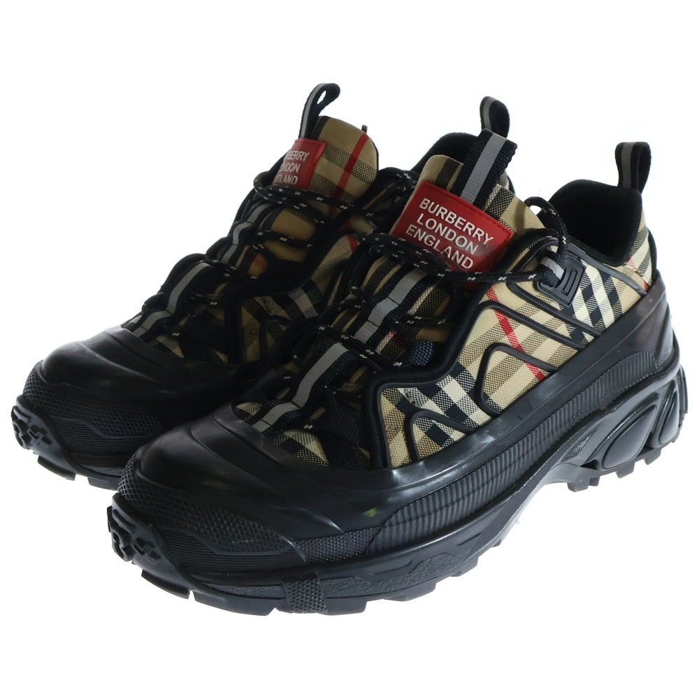 BURBERRY(バーバリー) ARTHUR CHECK SNEAKER アーサー チェック ローカット スニーカー ベージュ/ブラック 8056921