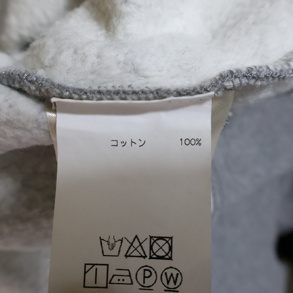 Acne Studios(アクネ ストゥディオズ) メランジ フェイスパッチ刺繍 クルーネック スウェット グレー 2HL173