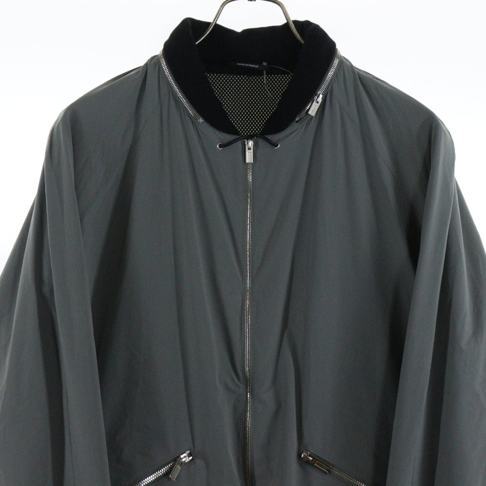 HERMES(エルメス) ナイロンフーデッドジップアップジャケット グレー