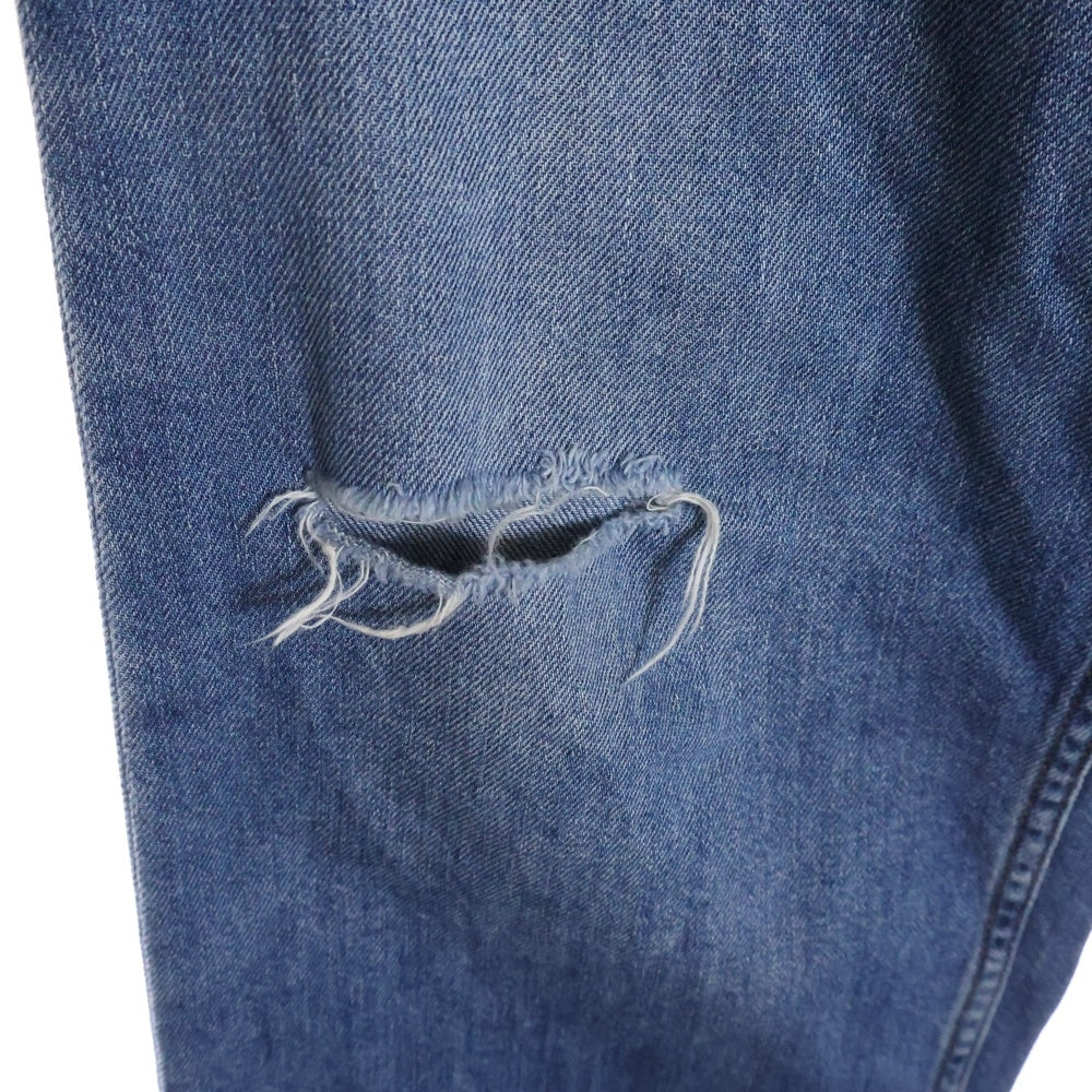 LOEWE(ロエベ) 22AW Washed Denim Trousers ダメージ加工 ウォッシュデニム デニムパンツ H526Y11X22 インディゴ