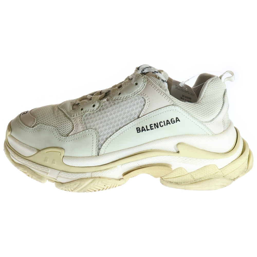 BALENCIAGA(バレンシアガ) Triple-S Trainers 524036 トリプルエス レースアップローカットスニーカー ホワイト