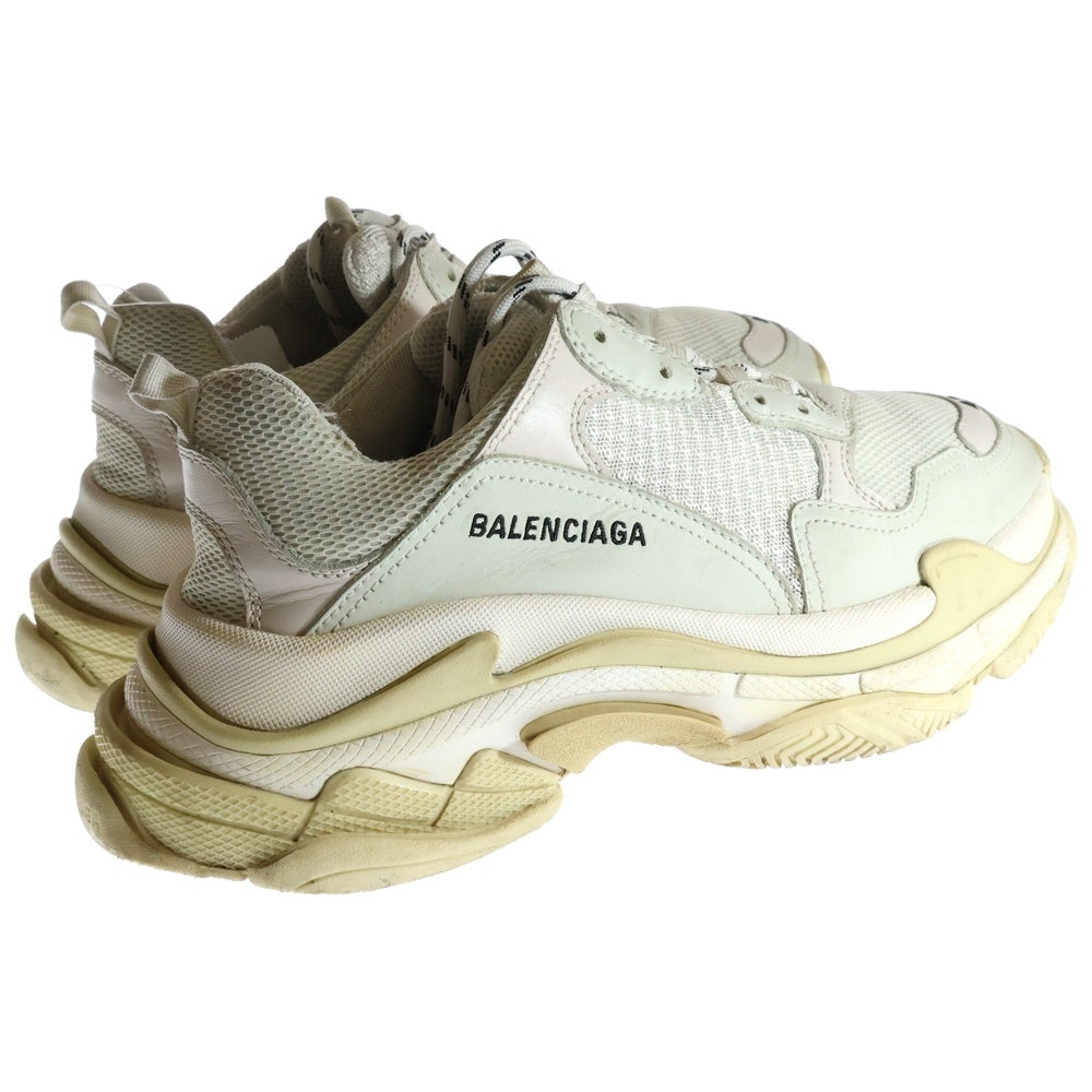 BALENCIAGA(バレンシアガ) Triple-S Trainers 524036 トリプルエス レースアップローカットスニーカー ホワイト