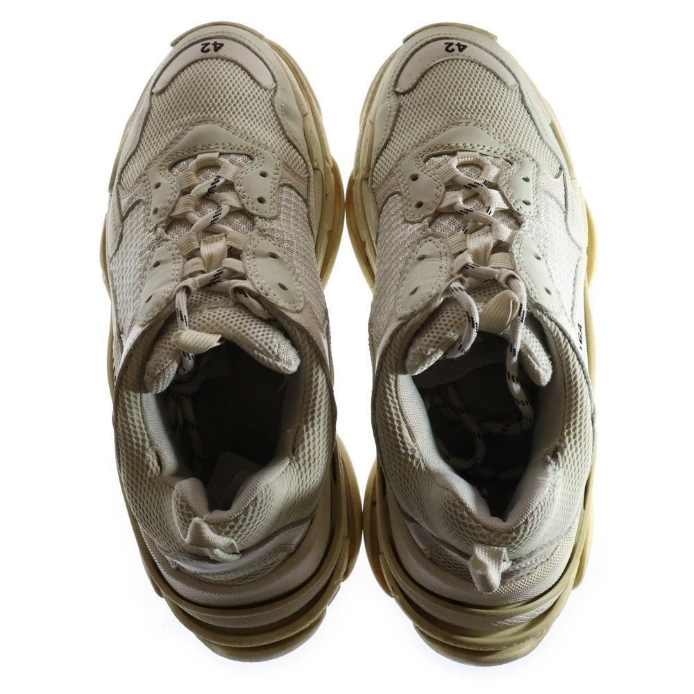 BALENCIAGA(バレンシアガ) Triple-S Trainers 524036 トリプルエス レースアップローカットスニーカー ホワイト