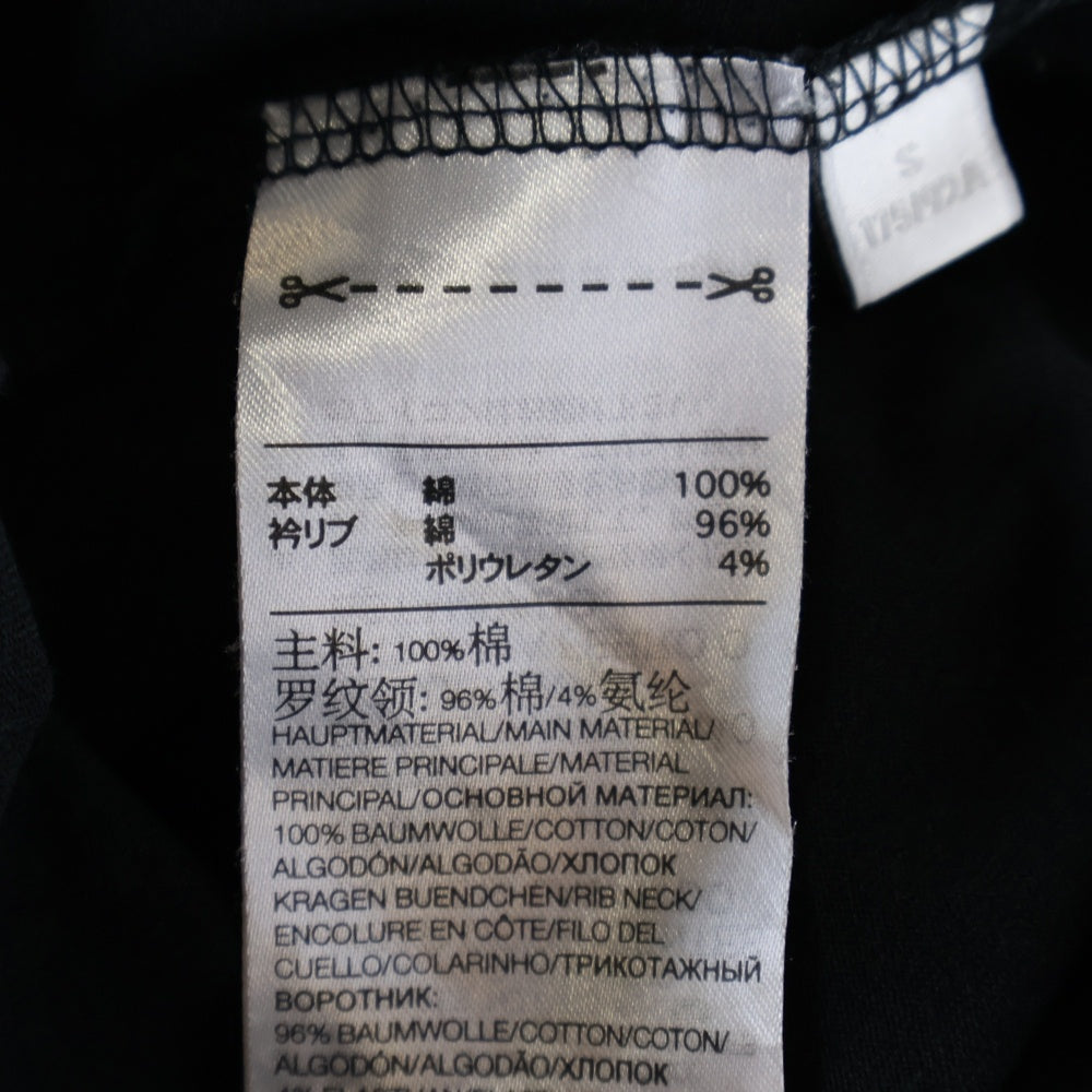 Y-3(ワイスリー) LOGO GFX TEE HY1271 ロゴプリントクルーネック半袖Tシャツ ブラック