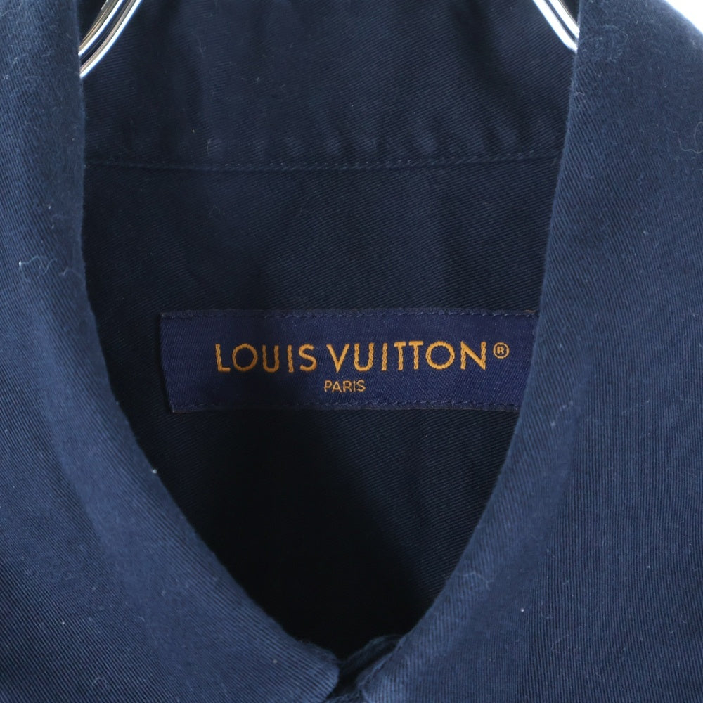 LOUIS VUITTON(ルイヴィトン) 25AW モノグラムポケット 半袖シャツ ネイビー RM252MQ FUG HTS48W