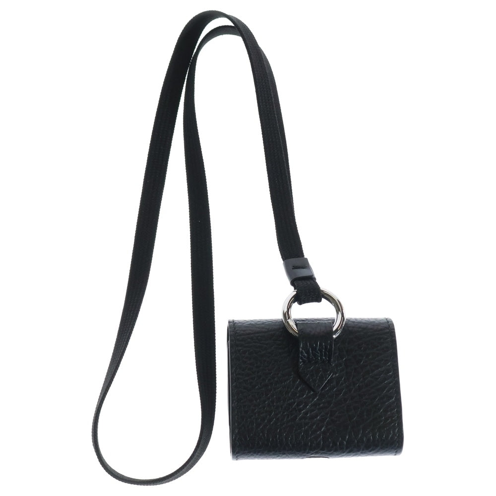 Maison Margiela(メゾンマルジェラ) 24SS AIR PODS CASE ネックストラップ エアーポッズケース SA1VZ0022 ブラック