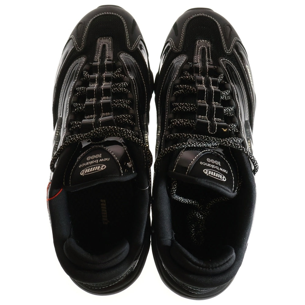 New Balance(ニューバランス) ×Aime Leon Dore 1000 BLACK M1000AD1 エメレオンドレ エナメル ローカットスニーカー ブラック US11/29.0cm