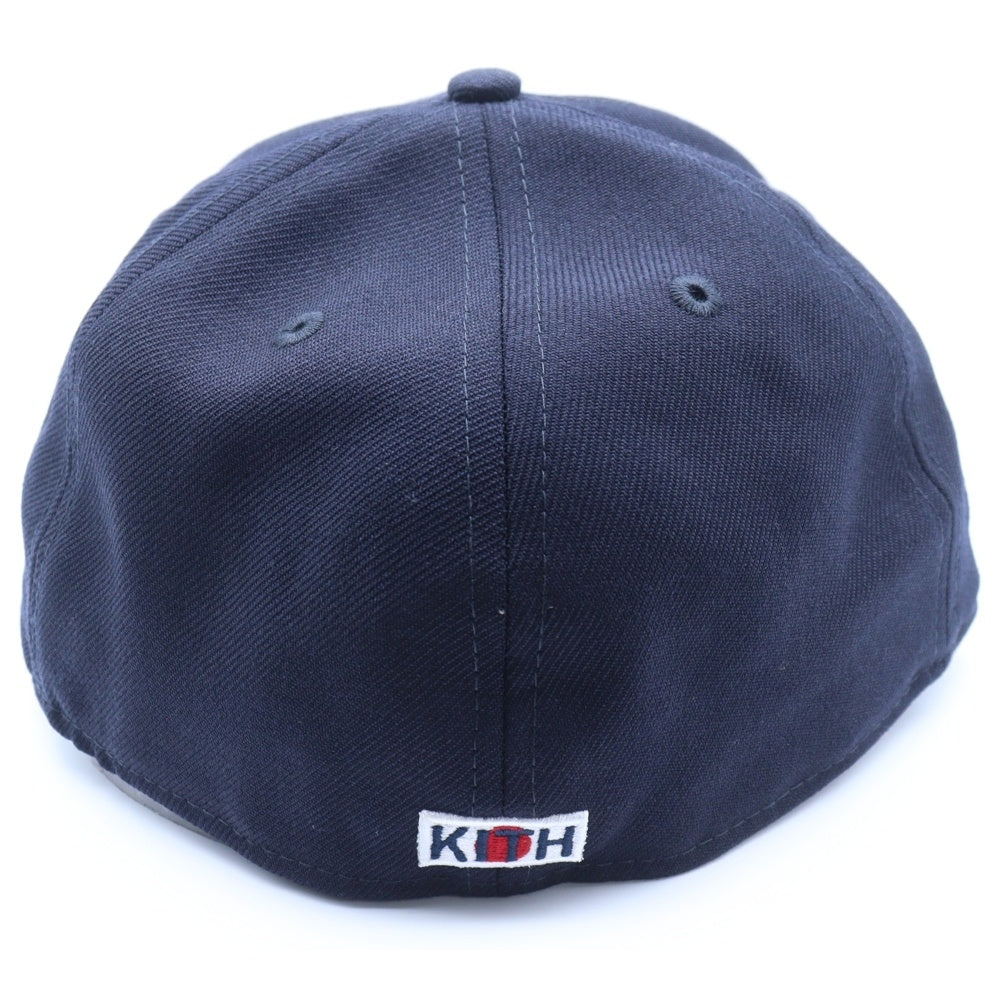 KITH(キス) ×NEW ERA For The New York Yankees 59Fifty ニューバランス ニューヨークヤンキース ベースボールキャップ 帽子 ブラック KHM051196