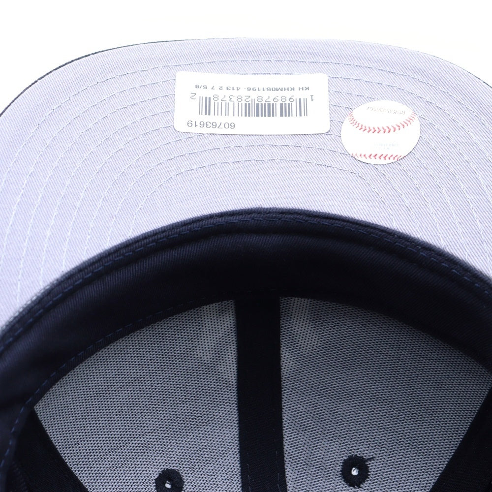 KITH(キス) ×NEW ERA For The New York Yankees 59Fifty ニューバランス ニューヨークヤンキース ベースボールキャップ 帽子 ブラック KHM051196