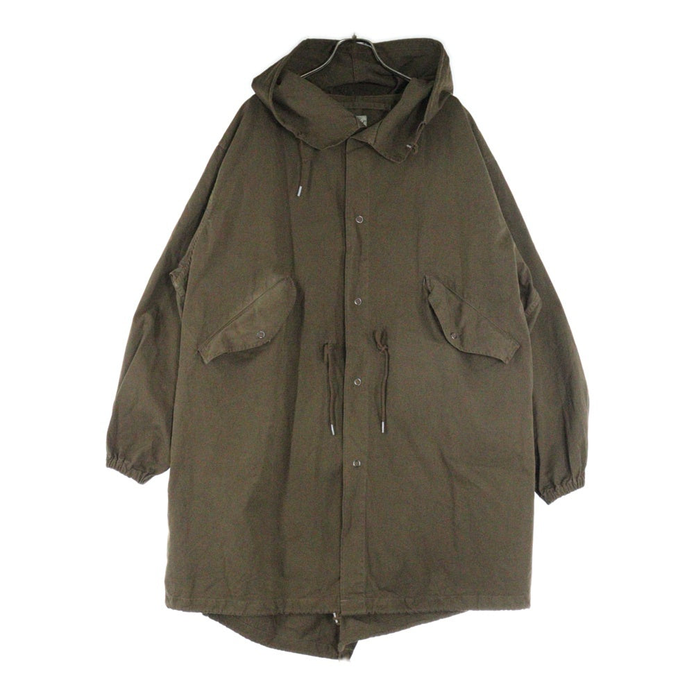 GOLD(ゴールド) COTTON WEATHER SNOW PARKA コットンモッズコート フーデッドジャケット ブラウン GL14333
