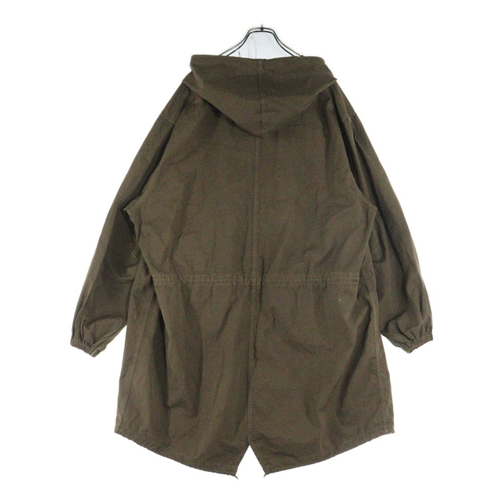 GOLD(ゴールド) COTTON WEATHER SNOW PARKA コットンモッズコート フーデッドジャケット ブラウン GL14333