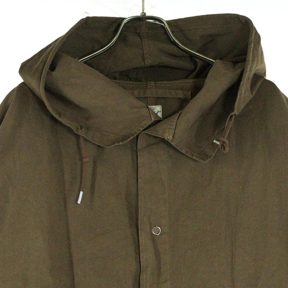 GOLD(ゴールド) COTTON WEATHER SNOW PARKA コットンモッズコート フーデッドジャケット ブラウン GL14333