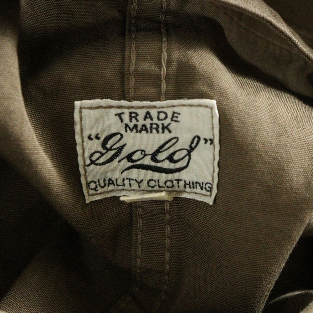 GOLD(ゴールド) COTTON WEATHER SNOW PARKA コットンモッズコート フーデッドジャケット ブラウン GL14333