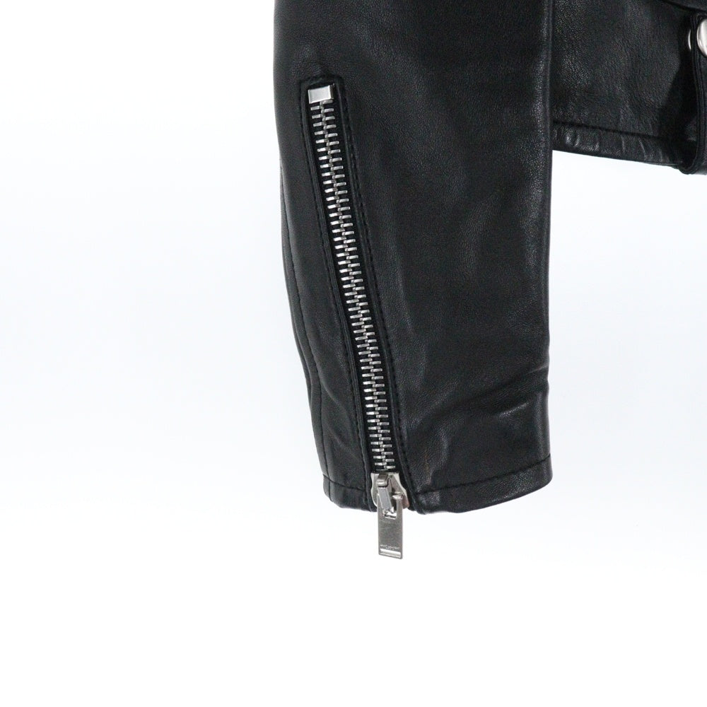 SAINT LAURENT PARIS(サンローランパリ) L01 クラシックモーターサイクルライダースレザージャケット 481862 Y5YA2 ブラック レディース