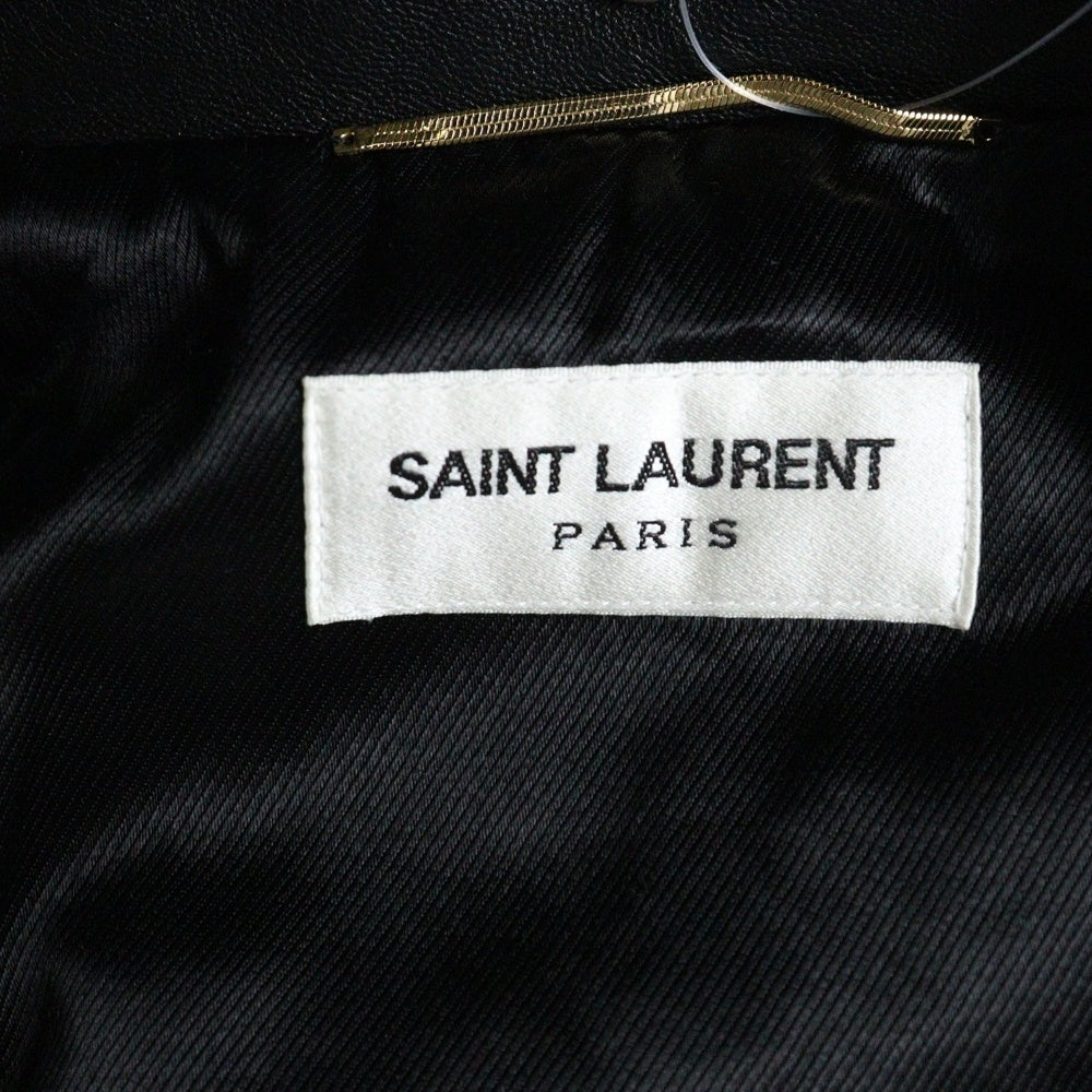 SAINT LAURENT PARIS(サンローランパリ) L01 クラシックモーターサイクルライダースレザージャケット 481862 Y5YA2 ブラック レディース