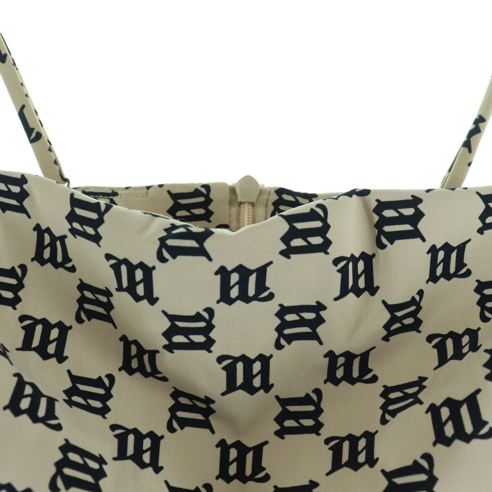 MISBHV(ミスビヘイブ) モノグラムプリントチェーンキャミソール ベージュ 30719 レディース