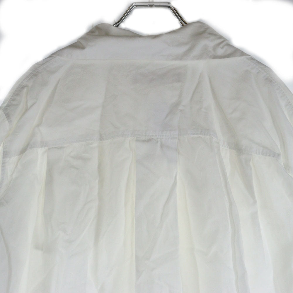 MARNI(マルニ) 22AW ビッグカラーロングスリーブコットン長袖シャツ ブラウス レディース CAMA0485A ホワイト
