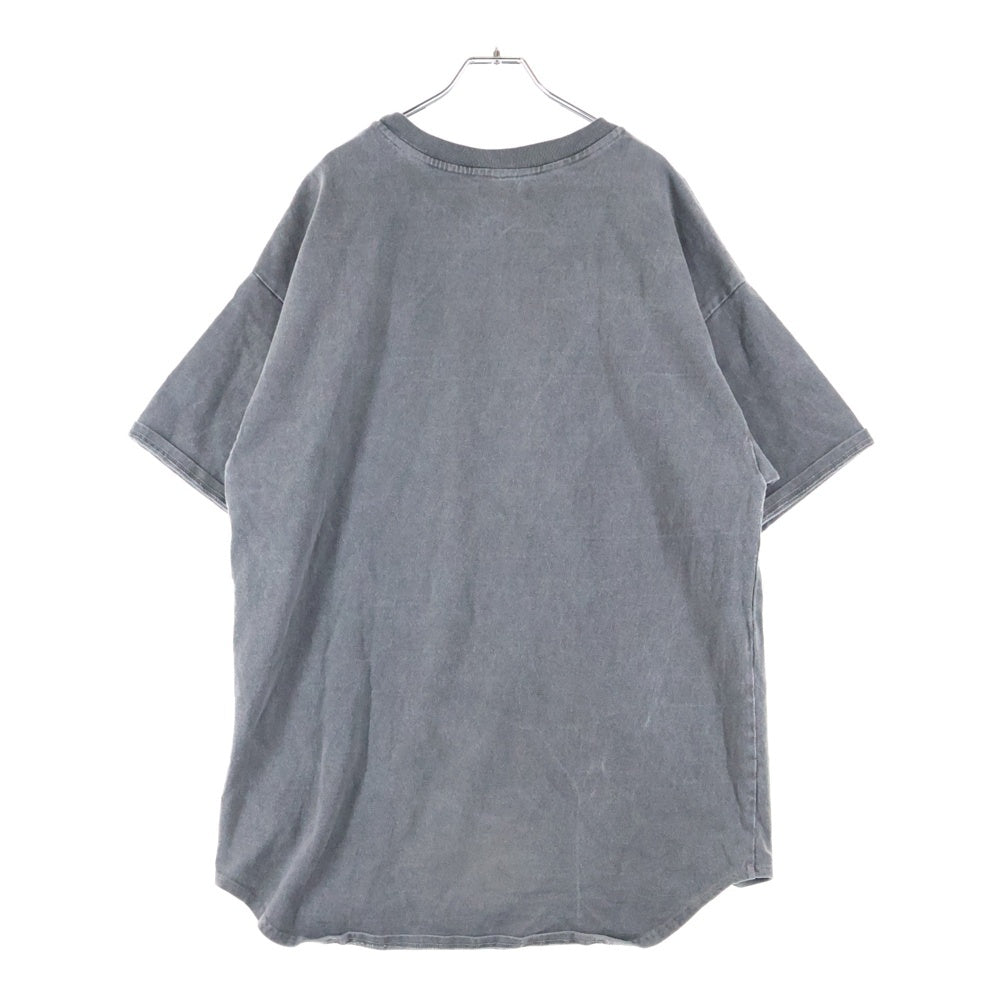 cvtvlist(カタリスト) フロントワッペン クルーネック半袖Tシャツ カットソー チャコールグレー 2101090307