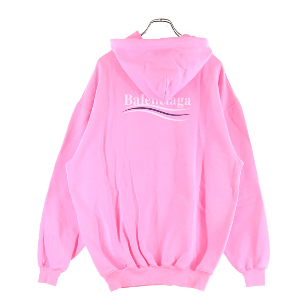 BALENCIAGA(バレンシアガ) キャンペーンロゴ プルオーバースウェットパーカー フーディ ピンク 578135