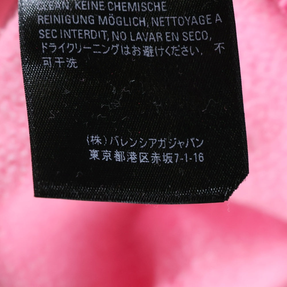 BALENCIAGA(バレンシアガ) キャンペーンロゴ プルオーバースウェットパーカー フーディ ピンク 578135