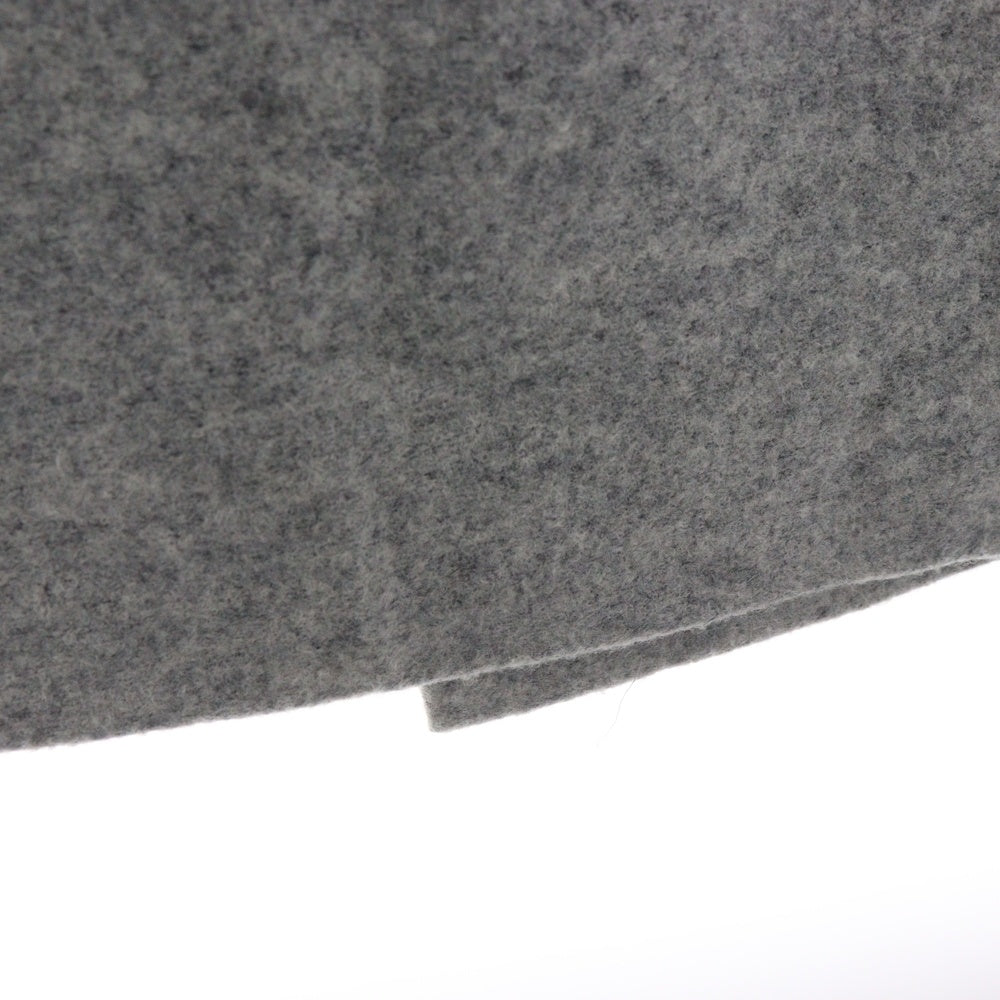 SACRA(サクラ) WOOL RING MILLED SK ウール ロングスリットスカート グレー レディース 117506122
