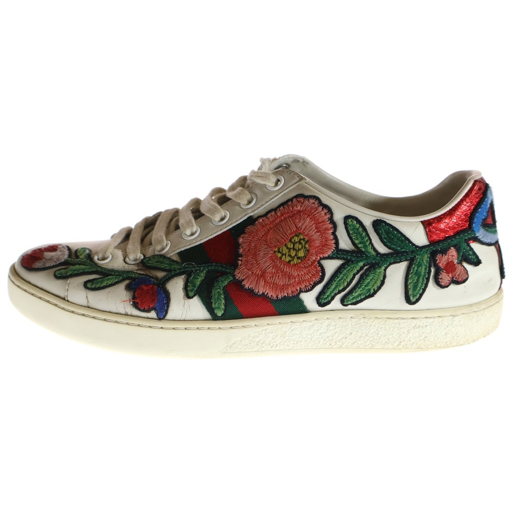 GUCCI(グッチ) フラワーエンブロイダリー ローカットスニーカー レディース マルチ 431917