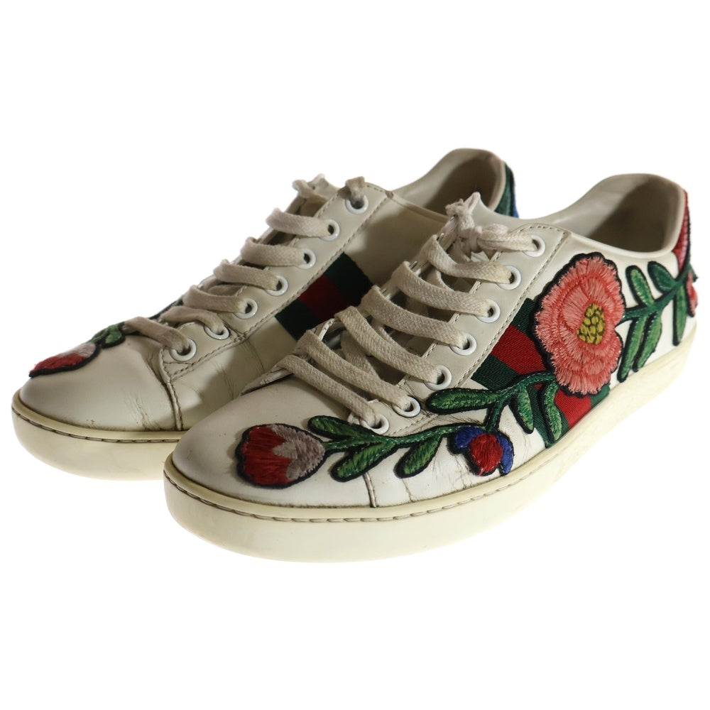 GUCCI(グッチ) フラワーエンブロイダリー ローカットスニーカー レディース マルチ 431917