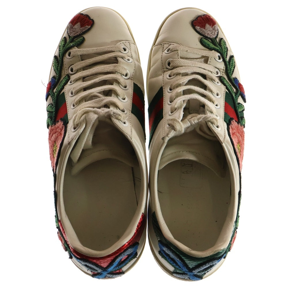 GUCCI(グッチ) フラワーエンブロイダリー ローカットスニーカー レディース マルチ 431917