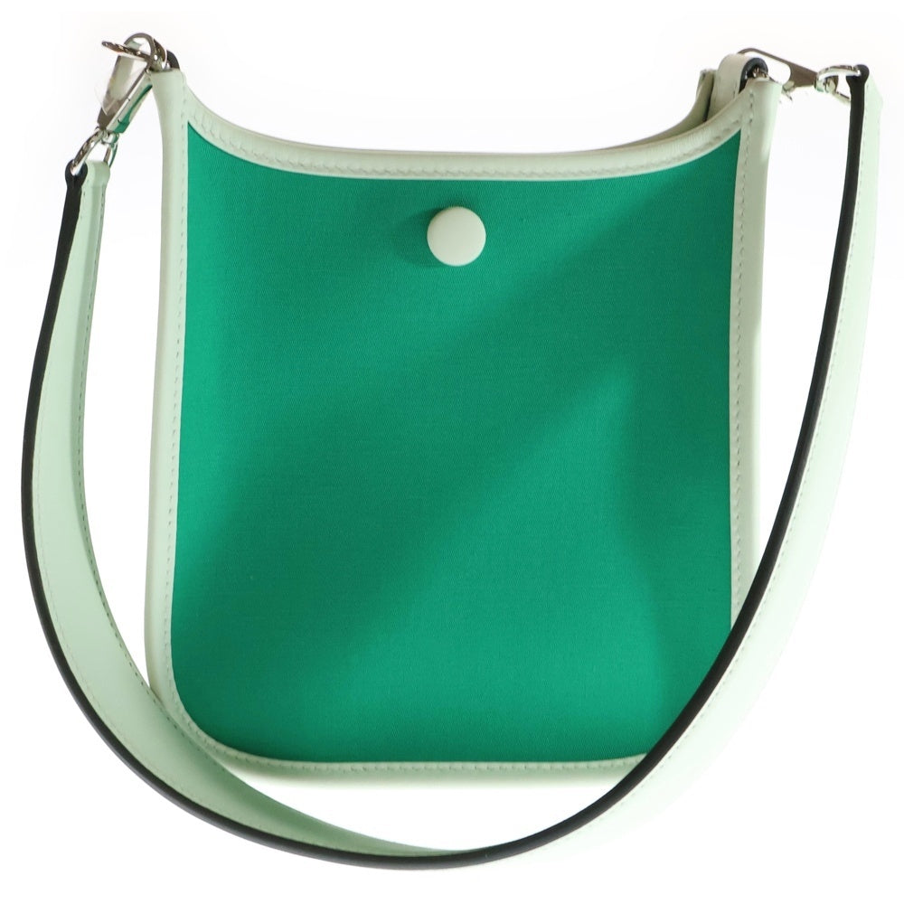 HERMES(エルメス) ネオエヴリンTPM ショルダーバッグ W刻印 グリーン/ホワイト