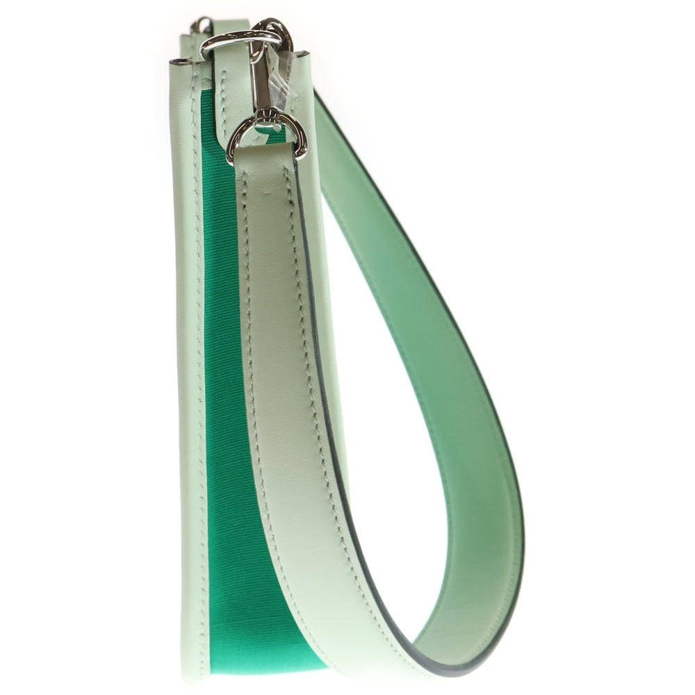 HERMES(エルメス) ネオエヴリンTPM ショルダーバッグ W刻印 グリーン/ホワイト