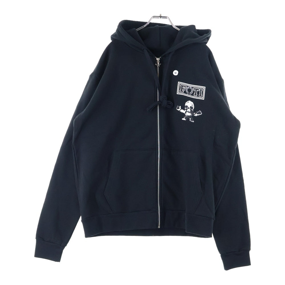 CHROME HEARTS(クロムハーツ) FOTI ZIP HOODIE フォティ ジップアップパーカー ブラック