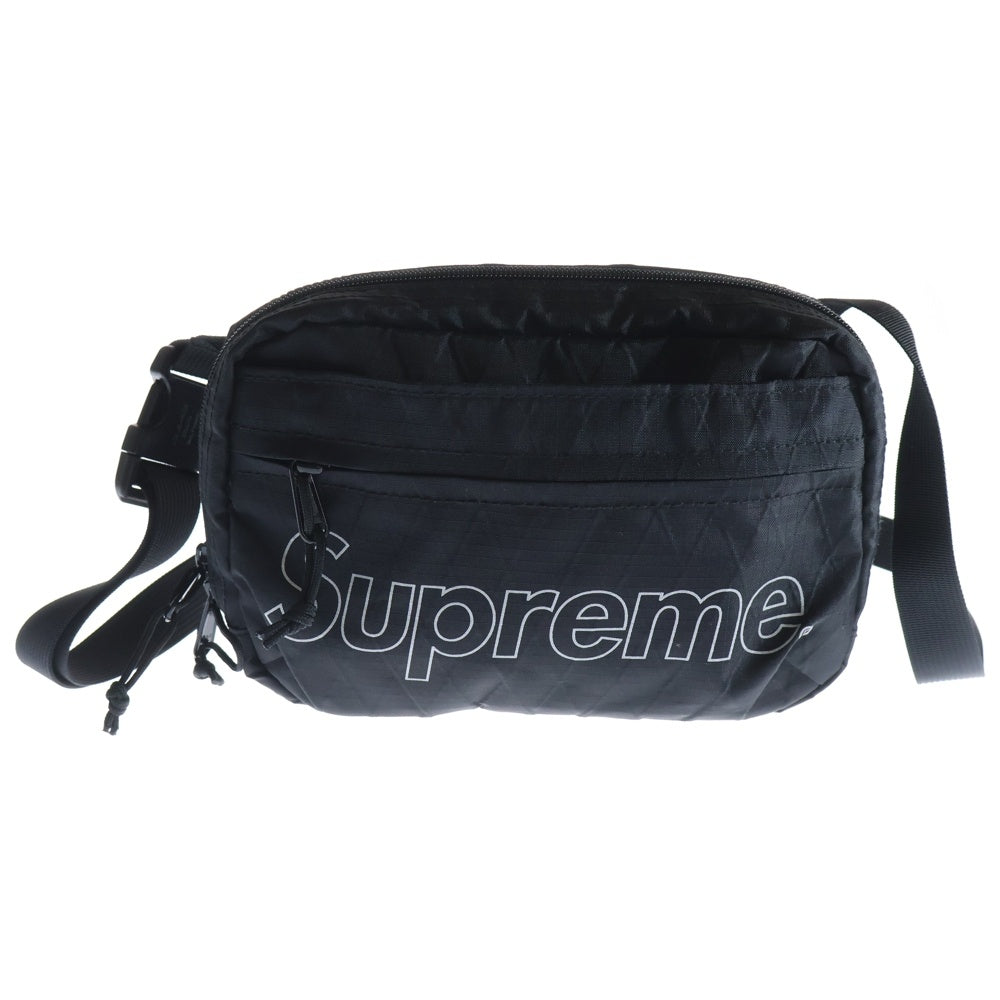 SUPREME(シュプリーム) 18AW Nylon shoulder Bag ナイロン ショルダーバッグ ブラック