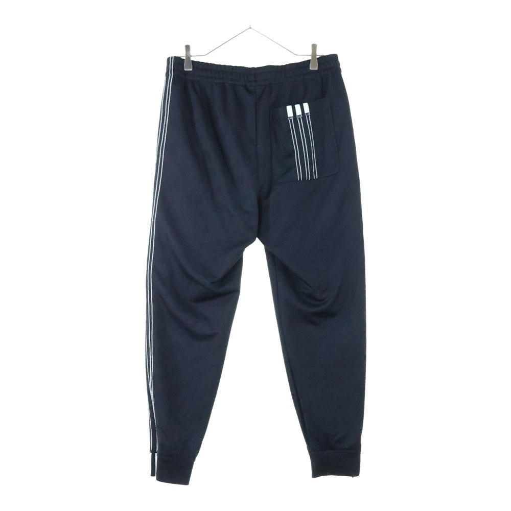 adidas(アディダス) ×ALEXANDER WANG アレキサンダーワン サイドライン ロゴ総柄 トラックパンツ スウェットパンツ ブラック CV5265