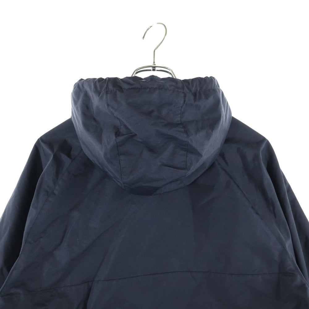 adidas(アディダス) Outline Pullover Jacket アームデザイン ナイロンプルオーバーフーディー パーカー ブラック ED4702