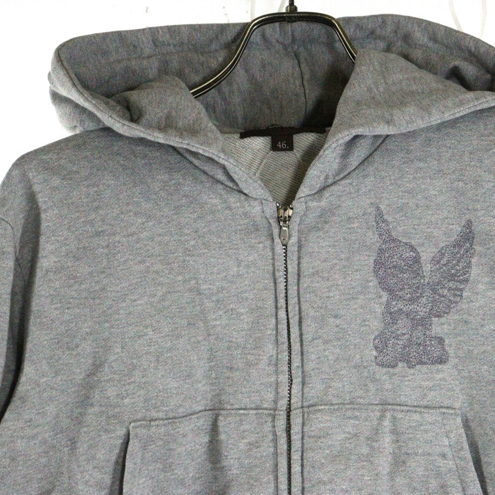 MASU(エムエーエスユー) MB ZIP-UP HOODIE ジップアップ フーディ スウェットパーカー グレー B25F9CS001