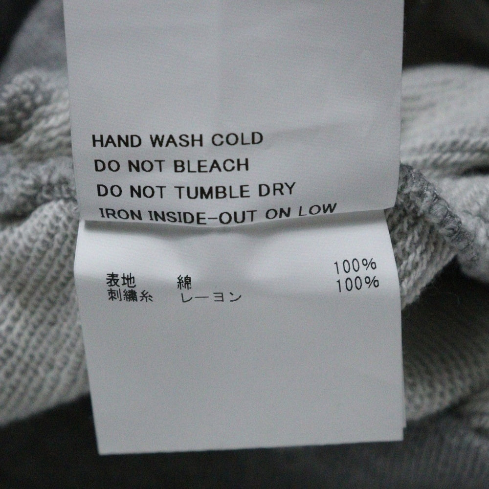 MASU(エムエーエスユー) MB ZIP-UP HOODIE ジップアップ フーディ スウェットパーカー グレー B25F9CS001