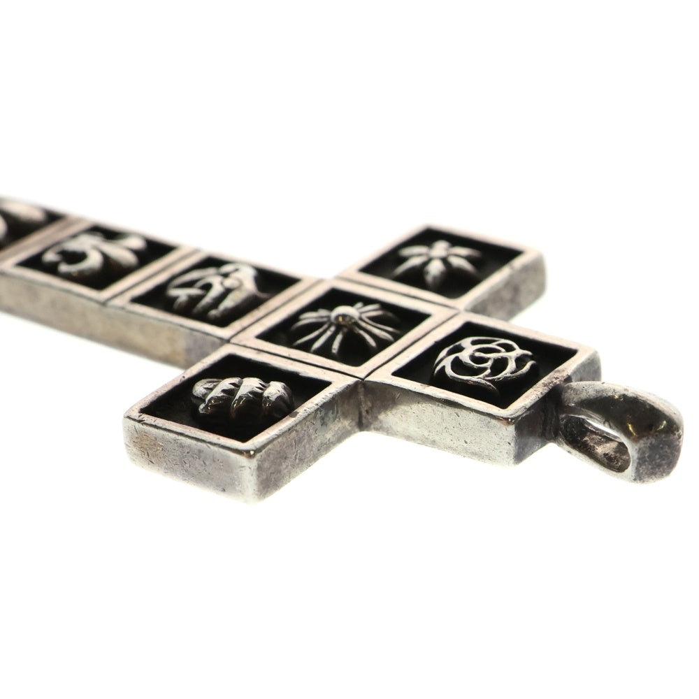 CHROME HEARTS(クロムハーツ) FRMD CRS マルチフレームドクロス ペンダント ネックレストップ シルバー