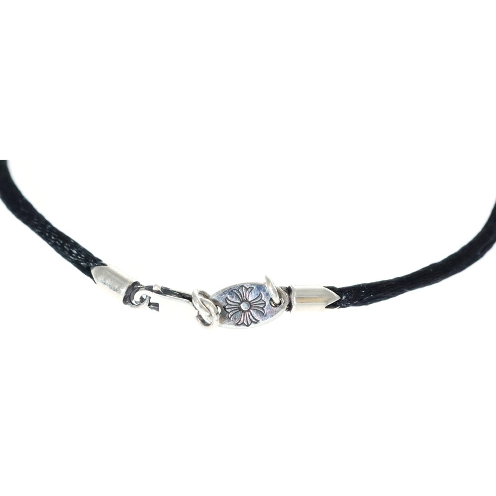 CHROME HEARTS(クロムハーツ) KZ ケーゼット ダガースタック シルクブレスレット シルバー/ブラック