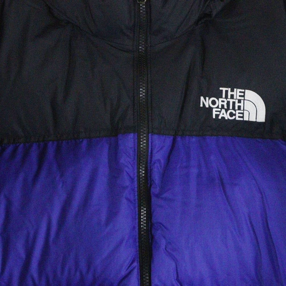 THE NORTH FACE(ザノースフェイス) 1996 RETRO NUPTSE JACKET レトロ ヌプシ ジップアップダウンジャケット ブラック/ブルー NF0A3C8D